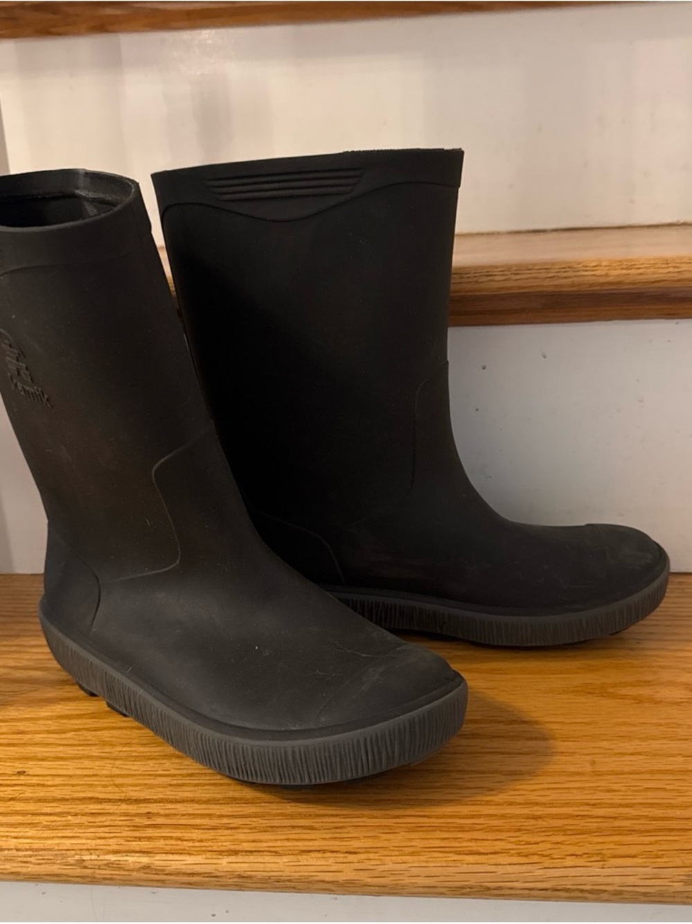 Kamik Kids Black Waterproof Rain & Snow Boots